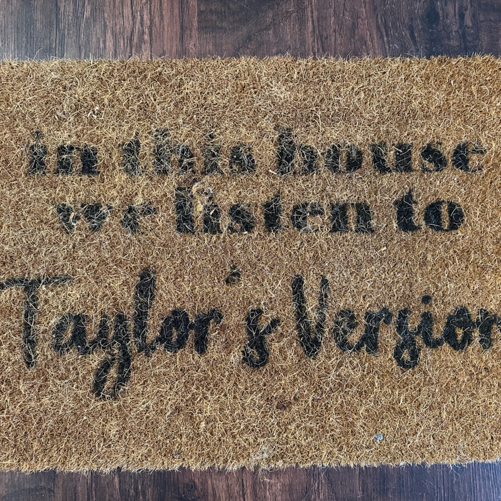 Taylor's Version Brown Doormat